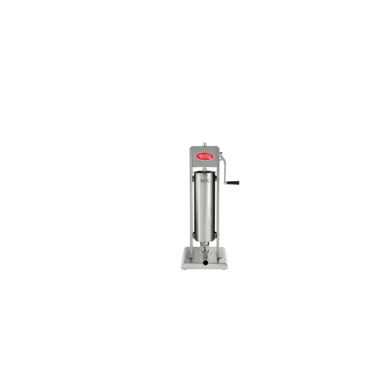 EMBUTIDORA DE SALCHICHAS MANUAL VERTICAL DE ACERO INOX. 15lb AVANTCO SS-15V
