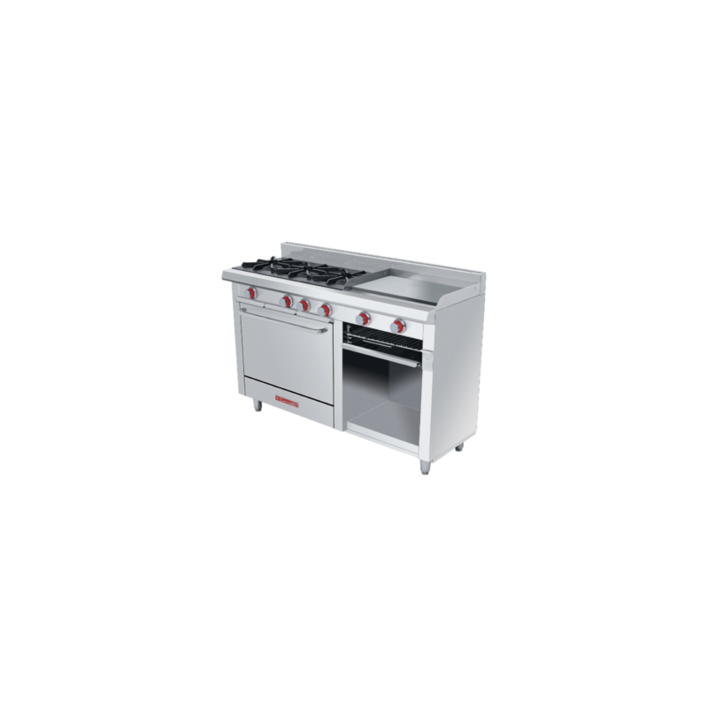 ESTUFA MULTIPLE 3 QUEMADORES CORIAT EC-3-H-GRILL PETIT PREMIUM  521400  16010611