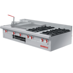 ESTUFA MULTIPLE 4 QUEMADORES CORIAT MULTICHEF MASTER DE MESA PREMIUM  542100    18010311