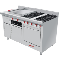ESTUFA MULTIPLE 4 QUEMADORES CORIAT MULTICHEF MASTER TURBO PREMIUM  542300    17010411