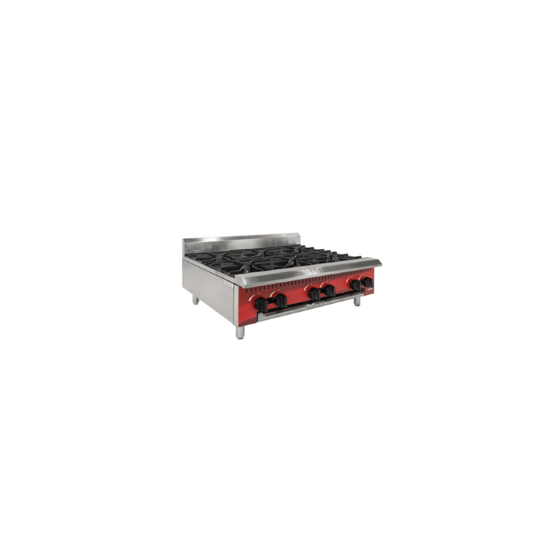 PARRILLA DE 6 QUEMADORES 150,000 BTUS AVANTCO CAG-R-6-36