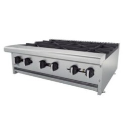 PARRILLA DE MESA CON 6 QUEMADORES MODELO AEHP-6-36