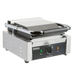 PARRILLA INDIVIDUAL TIPO SANDWICH PANNINI CON PLACAS RANURADAS GALAXY P68
