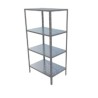 ANAQUEL DE CUATRO NIVELES PERFORADO DE 0.90X0.60X1.80 MTS MOD. AP-90-4N60