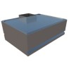 CAMPANA DE EXTRACCION TIPO CAJON DE 1.50X1.20X0.60 MTS MOD. CEC-150-120