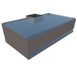 CAMPANA DE EXTRACCION TIPO CAJON DE 2.00X1.20X0.60 MTS MOD. CEC-200-120