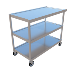 CARRO DE SERVICIO DE 3 NIVLES DE 0.60X0.90X0.90 MTS MOD. CS-60