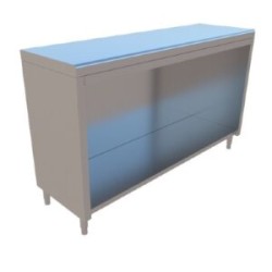 GABINETE CENTRAL CON PISO  DE 1.50X0.45X0.90 MTS MOD. GC-150-P45