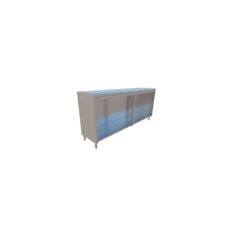 GABINETE CENTRAL CON PISO  DE 2.00X0.45X0.90 MTS MOD. GC-200-P45