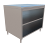 GABINETE CENTRAL CON PISO Y ENTREPAÑO DE 1.00X0.70X0.90 MTS MOD. GC-100-PE70