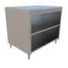 GABINETE CENTRAL CON PISO Y ENTREPAÑO DE 1.00X0.70X0.90 MTS MOD. GC-100-PE70