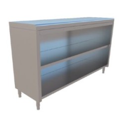 GABINETE CENTRAL CON PISO Y ENTREPAÑO DE 1.50X0.45X0.90 MTS M0D. GC-150-PE45