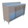 GABINETE DE PARED CON PISO  DE 1.50X0.45X0.90 MTS MOD. GP-150-P45