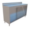 GABINETE DE PARED CON PISO  DE 1.50X0.45X0.90 MTS MOD. GP-150-P45