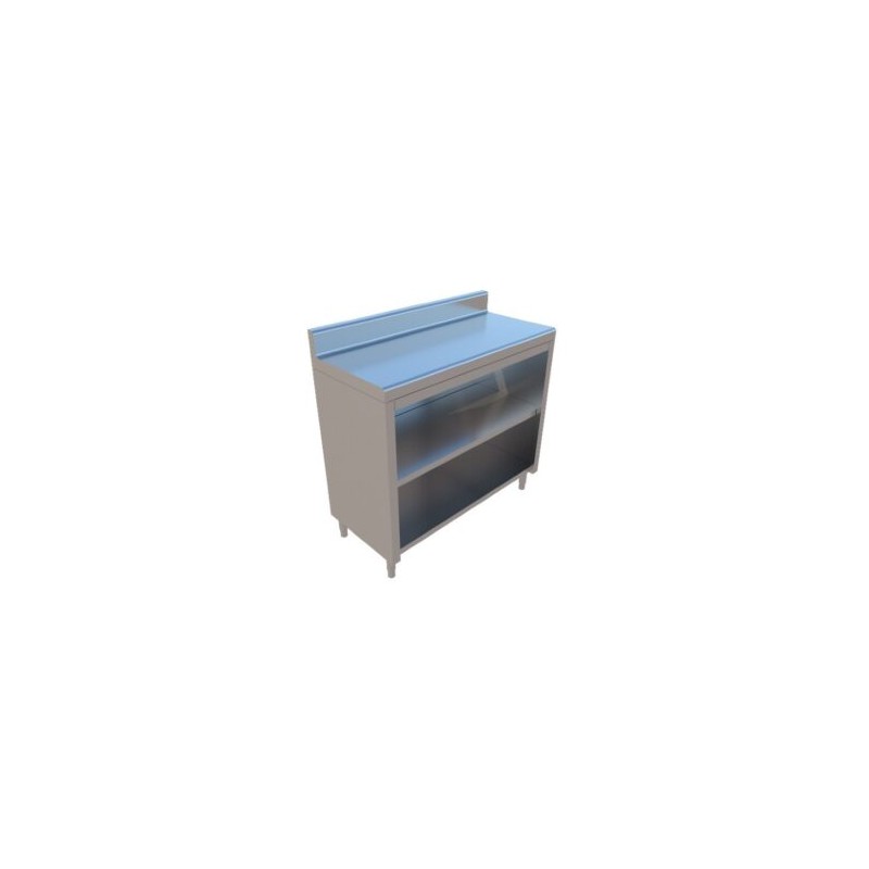 GABINETE DE PARED CON PISO Y ENTREPAÑO DE 1.00X0.45X0.90 MTS MOD. GP-100-PE45