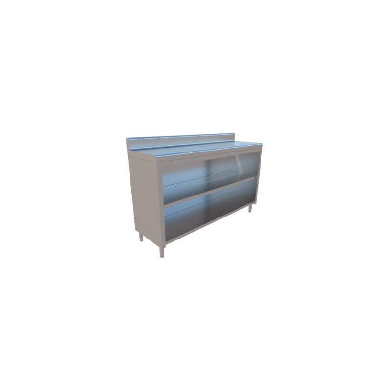GABINETE DE PARED CON PISO Y ENTREPAÑO DE 1.50X0.45X0.90 MTS MOD. GP-150-PE45