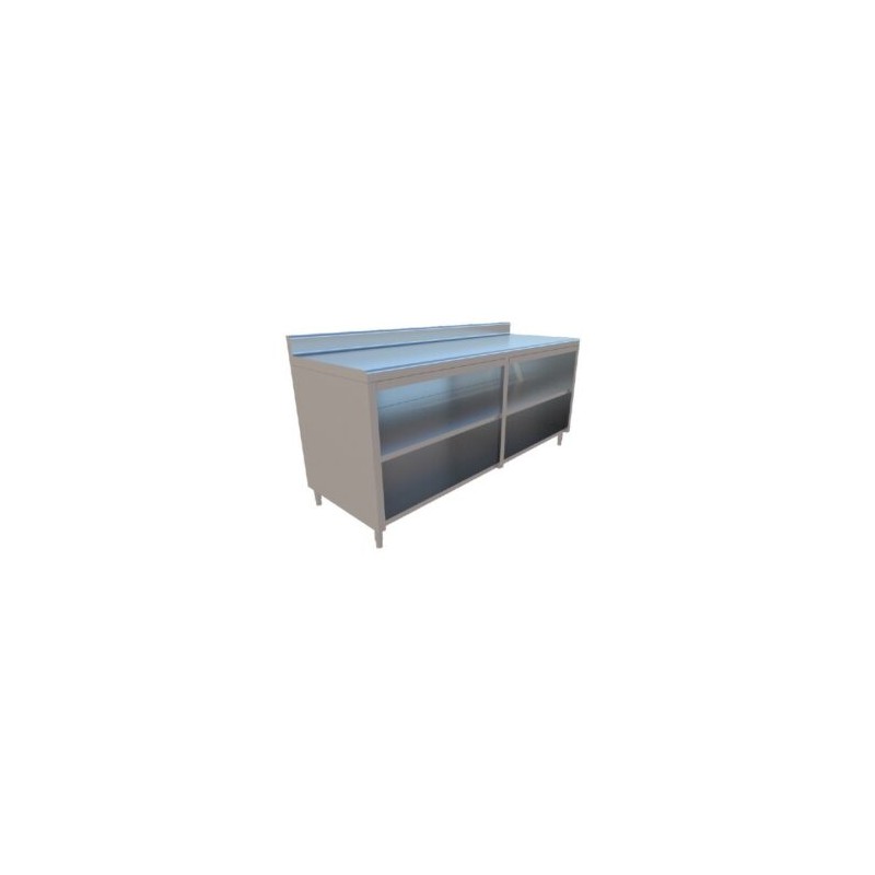 GABINETE DE PARED CON PISO Y ENTREPAÑO DE 2.00X0.70X0.90 MTS MOD. GP-200-PE70