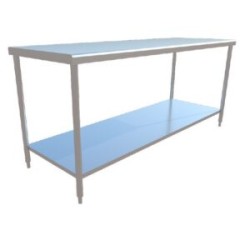 MESA CENTRAL CON ENTREPAÑO DE 2.00X0.70X0.90 MTS MOD. MC200-CE