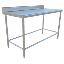 MESA TIPO PARED SIN ENTREPAÑO DE  1.50X0.70X0.90 MTS MOD. MP150-SE