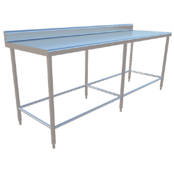 MESA TIPO PARED SIN ENTREPAÑO DE  2.25X0.70X0.90 MTS MOD. MP225-SE