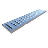 REJILLA DE PISO DE 1.00X0.20X0.05 MTS MOD. RP-100