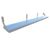 REPISA A MURO DE 2.25X0.30X0.23 MTS MOD. RM-225