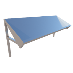 REPISA PARA CANASTILLAS A PARED DE 1.60X0.51X0.70 MTS MOD. RCP-160