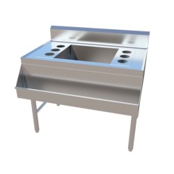 UNIDAD COCTELERA DE 1.00X0.70X0.75 MTS MOD. UC-100